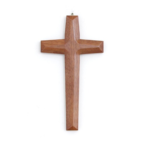 고급 원목 십자가 (월넛) 벽걸이십자가 나무십자가