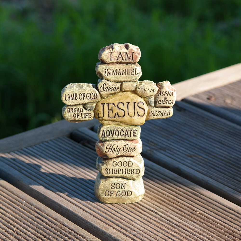 모든 이름 위에 뛰어난 이름 예수 JESUS 마블 십자가